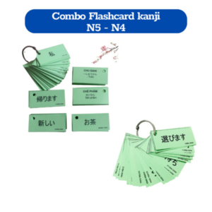 Bộ Flashcard Học Kanji - Từ Vựng N5 (Bài 1 - 25) Theo Giáo Trình Minnano 1