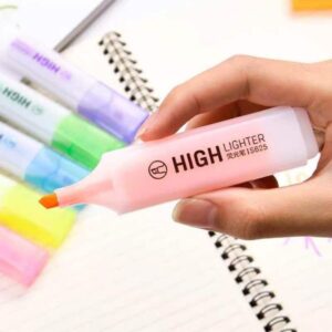 Bút highlight đánh dấu nhớ dòng dạ quang Deli màu pastel/neon