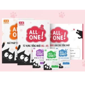 Trọn Bộ Tiếng Nhật N5-N1 All In One Honya, Ôn JLPT, Luyện Giao Tiếp, Từ Vựng